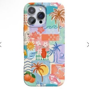 Casely Tropical Phone Case with Palm Design. NWT iPhone 16 Pro.